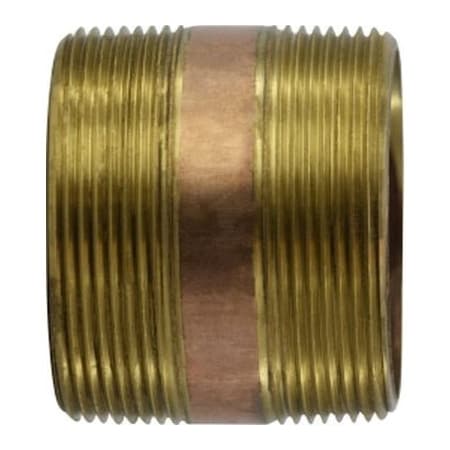 Midland Industries 3 X 3 RED BRASS NIPPLE 40201